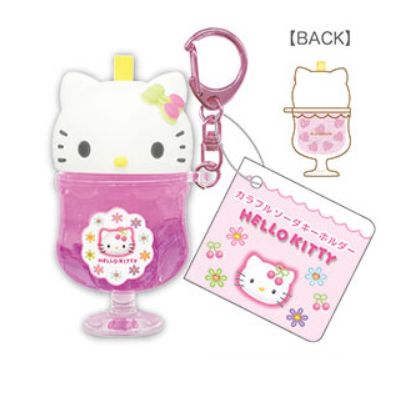 Hello Kitty 90s Colorful Soda Key Chain Cherry