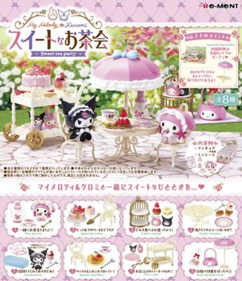 Re-ment My Melody and Kuromi Sweet Tea Party