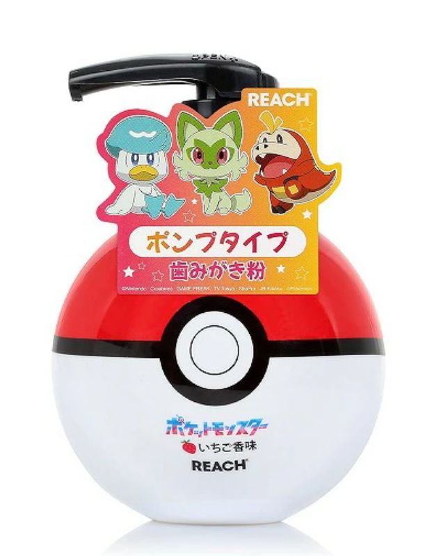 REACH Children’s Poké Ball Pump Toothpaste Strawberry Flavor