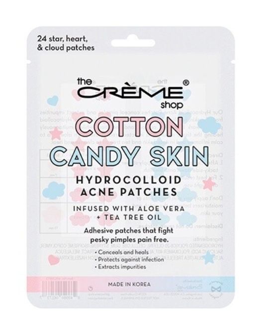 TCS Cotton Candy Skin Hydrocolloid Acne Patches with Aloe