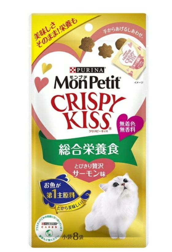 MonPetit Crispy Kiss Cat Food*Salmon Mix
