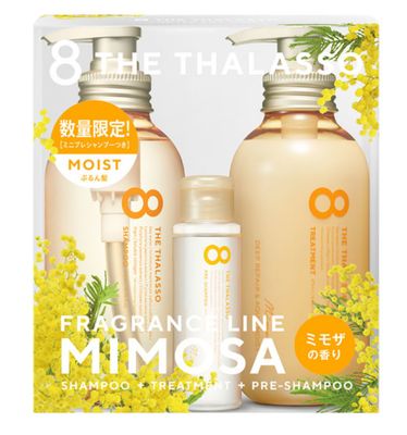 Eight The Thalasso Moist Shampoo &amp; Treatment Set Limited Mimosa Scent