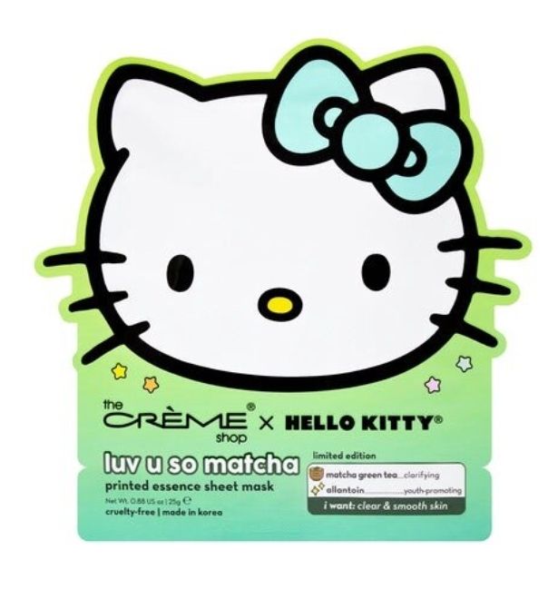 The Creme Shop x HelloKitty Essence Sheet Mask  Matcha