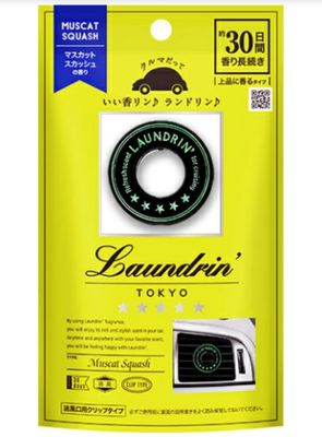 Laundrin Car Air Fresheners Green (Muscat Squash)