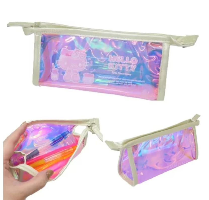 Sanrio Characters Clear Pen Pouch - Hello Kitty