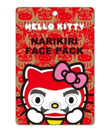 HELLO KITTY NARIKIRI Face Mask Daruma