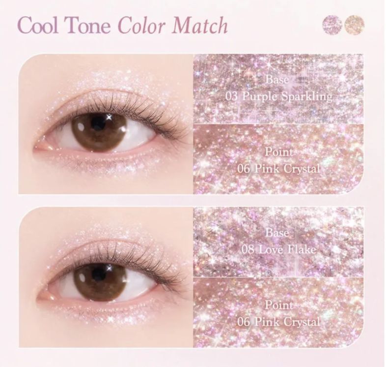 Dasique Starlit Jewel Liquid Glitter  #06 Pink Crystal