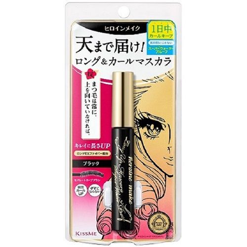 KissMe Heroine Make Long Up Mascara Super Waterproof #01 Jet Black
