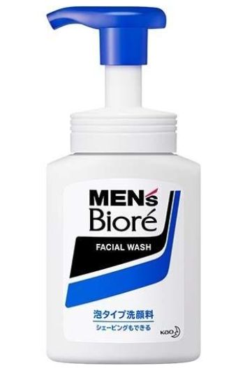 KAO BIORE MENS FOAMING FACE WASH