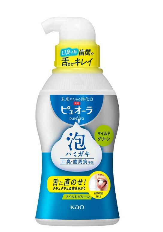 Medicinal Pureora Foam Toothpaste Mild Type (190ml)