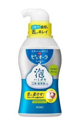 Medicinal Pureora Foam Toothpaste Mild Type (190ml)