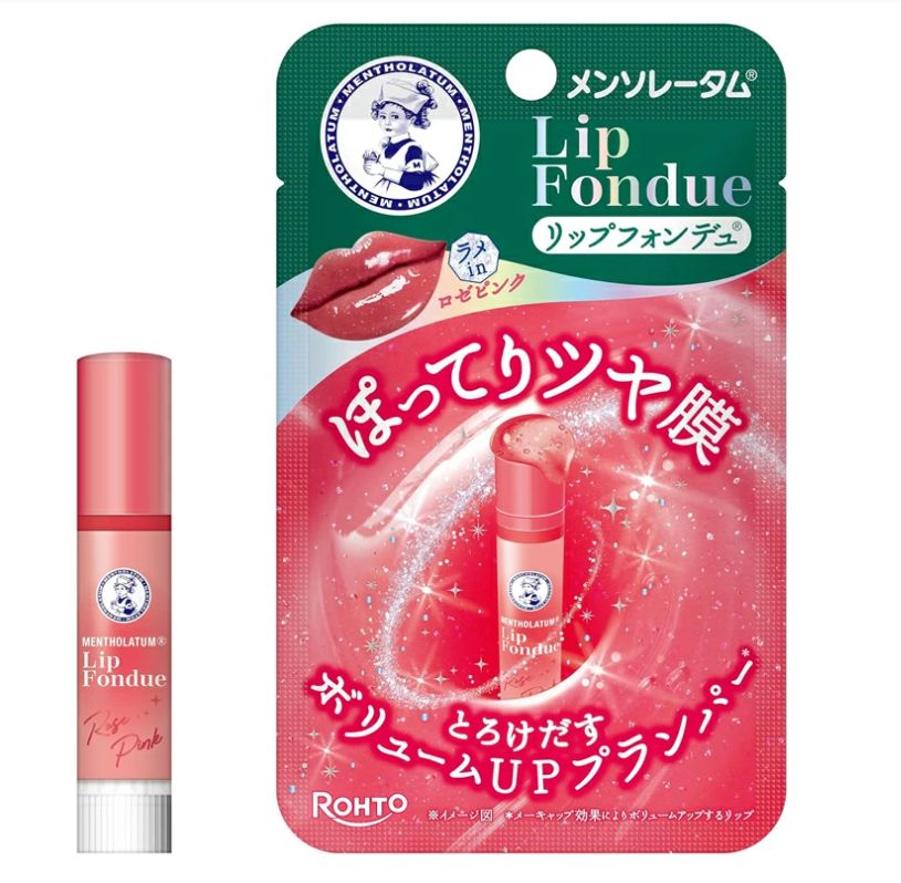 Rohto Lip Fondue Rose Pink