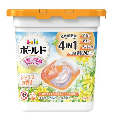 P&amp;G Bold Laundry Detergent Gel Ball 4in1, Citrus &amp; Verbena Scent, 11 Balls