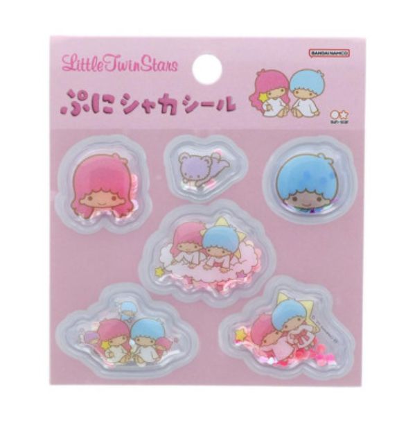 Small Pop Up Stickers Little Twin Stars Pink