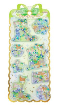 Disney Glitter Water Stickers Zootopia