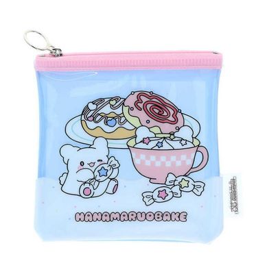 Hanamaruobake Pouch Blue