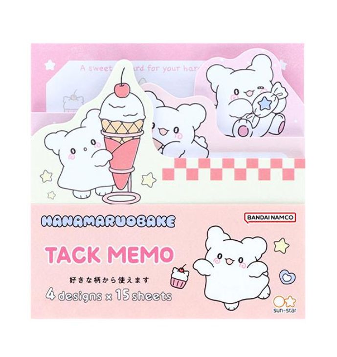 Hanamaruobake Tack Memo Pink