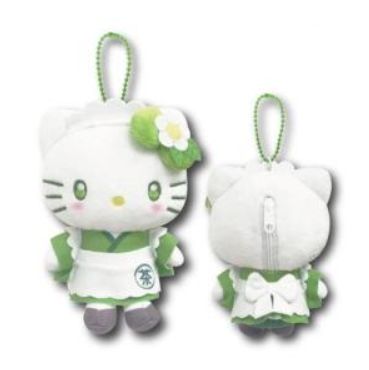 Hello Kitty Mascot Pouch Matcha