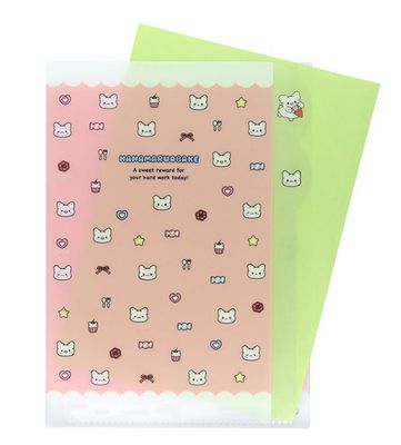 Hanamaruobake A4 Folder Pink