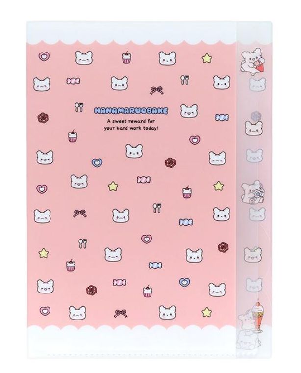 Hanamaruobake A4 Folder Pink