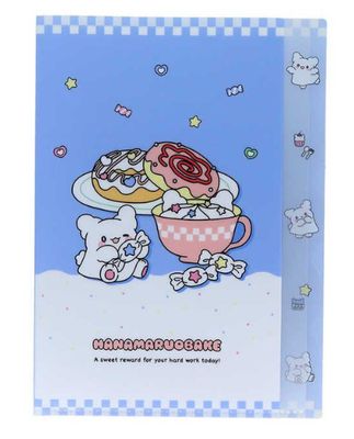 Hanamaruobake A4 Folder Blue