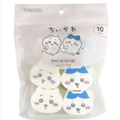 Chiikawa &amp; Hachiware makeup sponges, 10 piece set