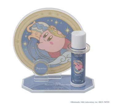 KIRBY Horoscope Lip Balm &amp; Lip Stand Set (Aquarius)