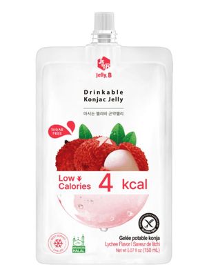 JELLY B DRINKABLE KONJAC JELLY(LYCHEE)