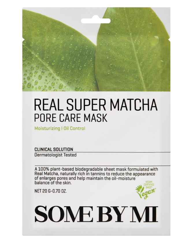 Somebymi Real Super Matcha Pore Care Mask 1pcs