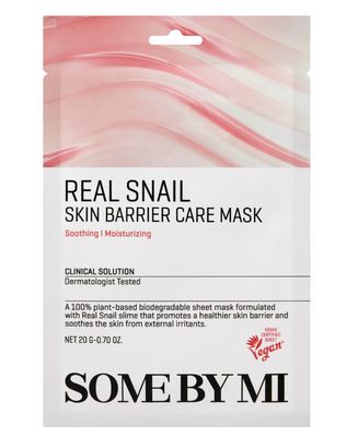Somebymi Real Snail Skin Barrier Care Mask 1pcs