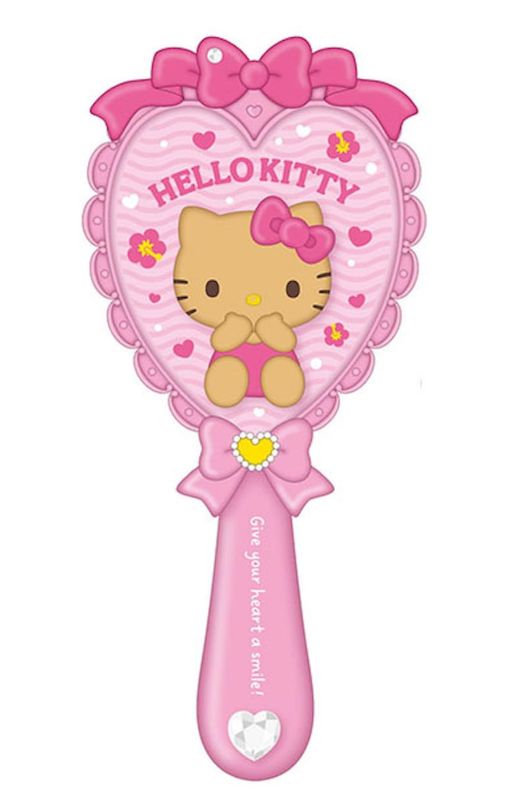 HelloKitty Heart Hair Brush Pink
