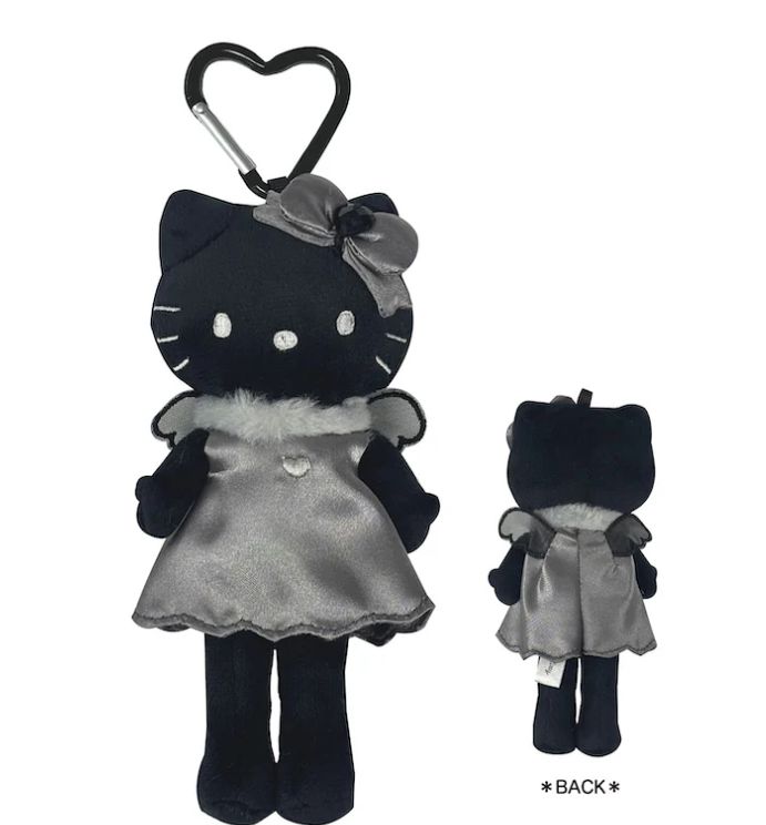 HelloKitty Angle LongLeg Keychain Black