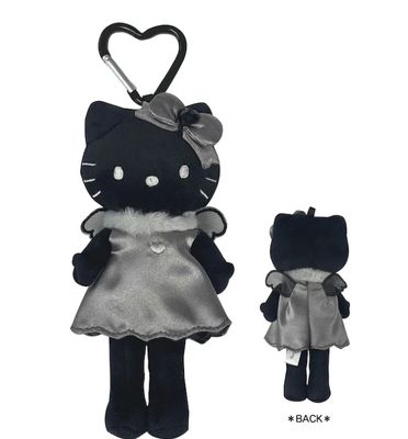 HelloKitty Angle LongLeg Keychain Black