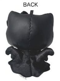 HelloKitty Angle Leather Keychain Black