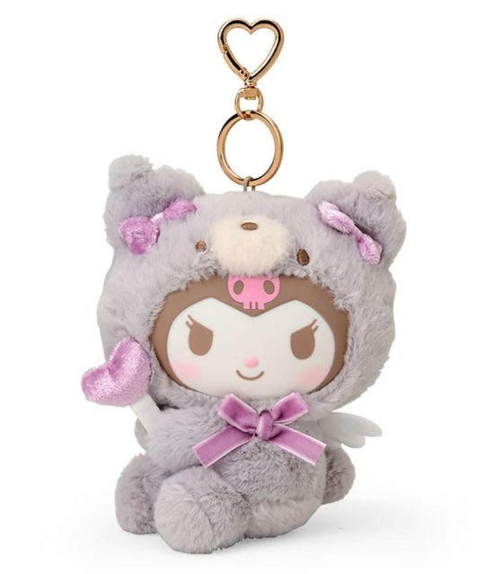 Sanrio Kuromi Bear Mascot Keychain