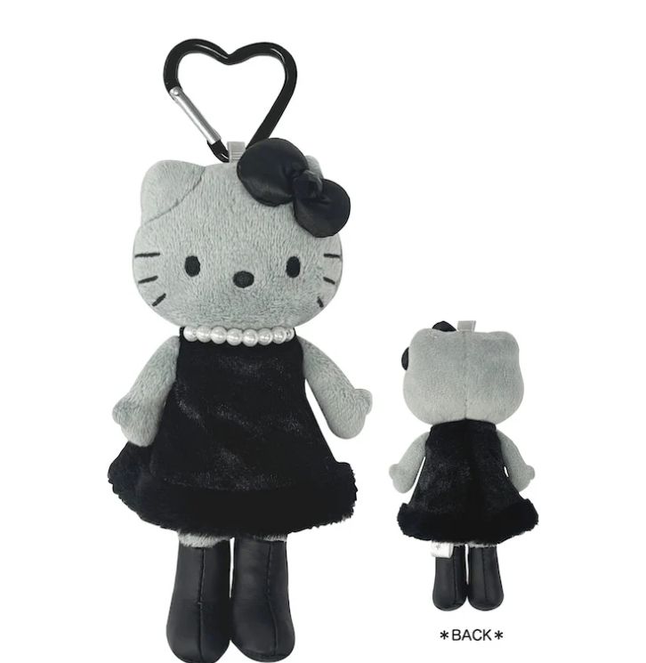 HelloKitty Angle LongLeg Keychain Silver