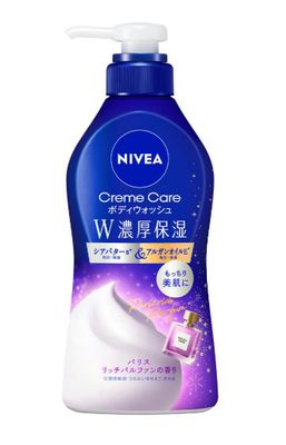 Kao Nivea Cream Care Body Wash, Double Rich Moisturizing, Paris Rich Parfum Scent
