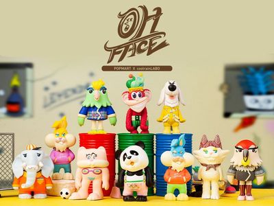POP MART coolrainLABO Oh Face series