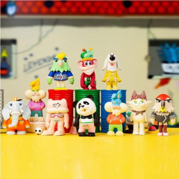 POP MART coolrainLABO Oh Face series