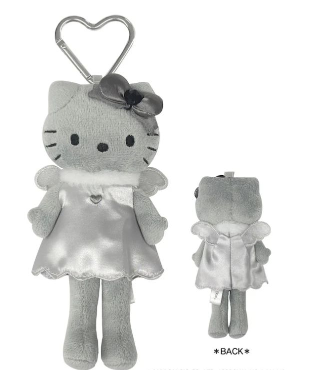 HelloKitty Angle LongLeg Keychain Gray