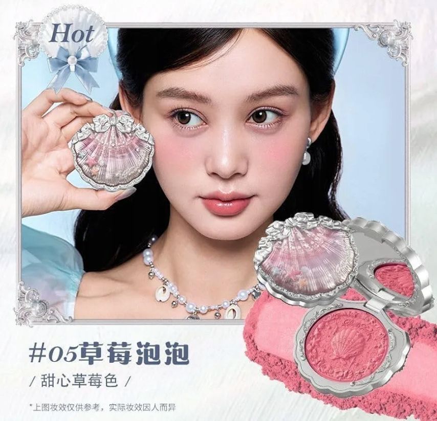 Flower Knows Shell's Jewel Collection Silk Satin Blush 05