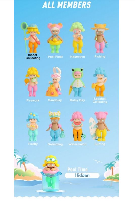 POP MART Blind Box - SATYR RORY SUMMER FUN series