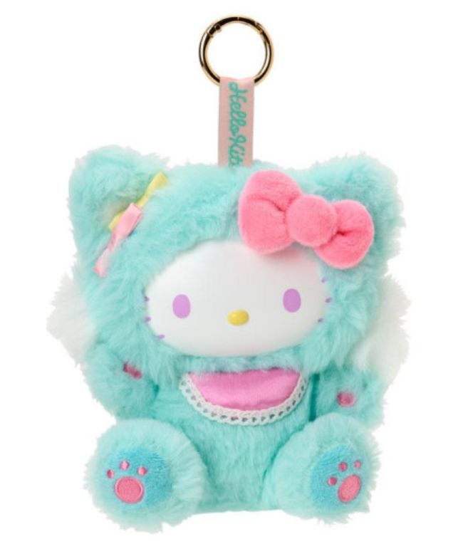 Hello Kitty Fine Face Cat Mint Plush Toy