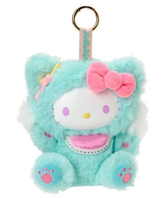 Hello Kitty Fine Face Cat Mint Plush Toy