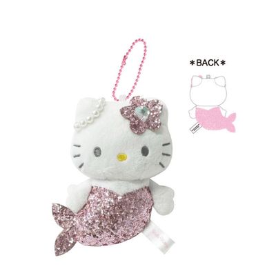 Hello Kitty Glitter Mascot Mermaid Pink