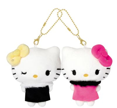 Hello Kitty Nico Plush Keychain Hello Kitty &amp; Mimmy C