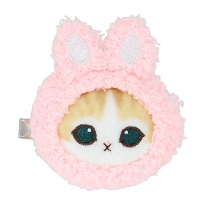 Mofusand Mascot Hair Clip Pink