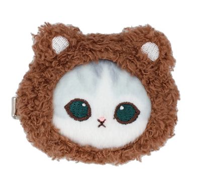 Mofusand Mascot Hair Clip Brown