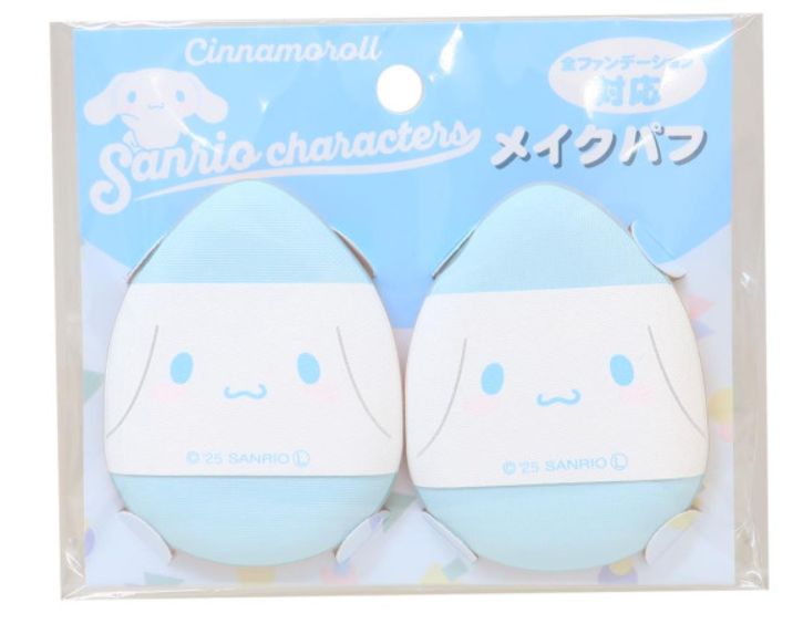 Sanrio Characters Makeup Puff 2pack Cinnamoroll