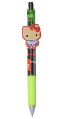 Hello Kitty Sanrio Character Mechanical Pencil with Mascot and Tie